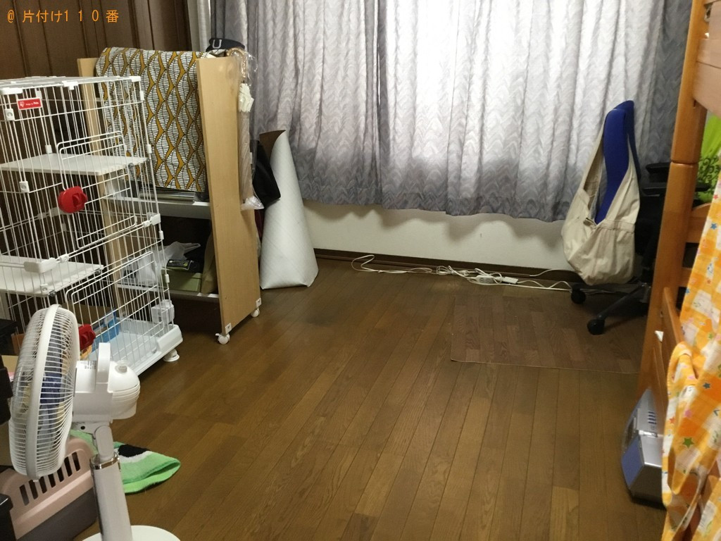 学習机2台を3階から1階まで降ろす作業ご依頼 お客様の声