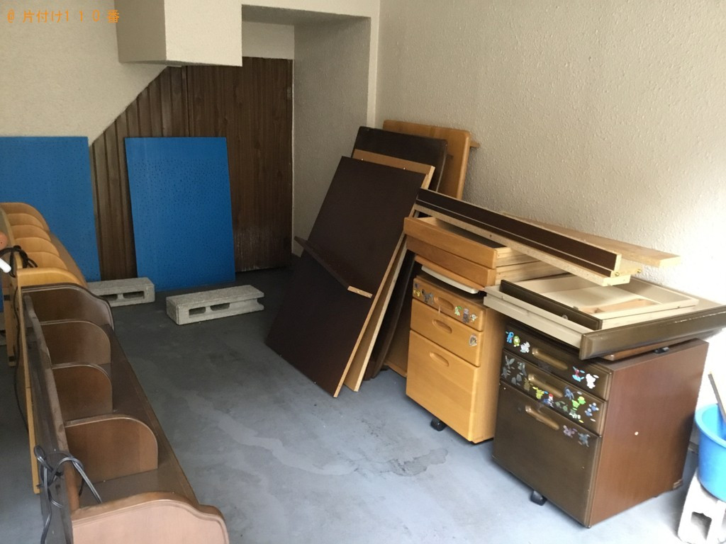 学習机2台を3階から1階まで降ろす作業ご依頼 お客様の声
