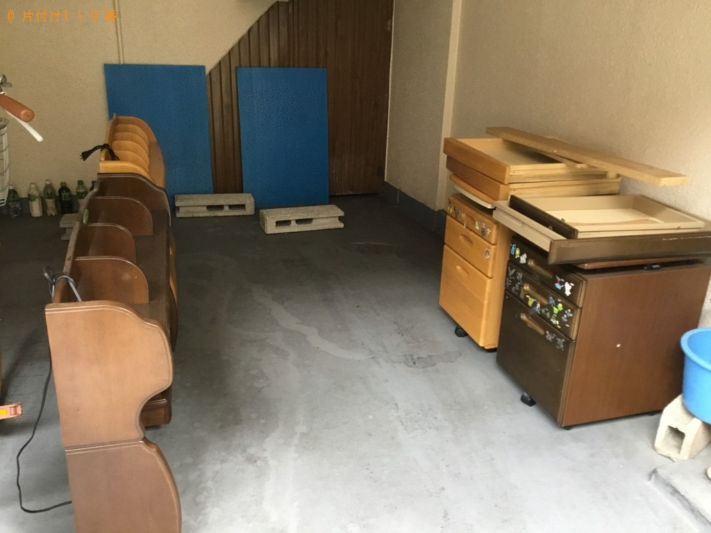 学習机2台を3階から1階まで降ろす作業ご依頼 お客様の声
