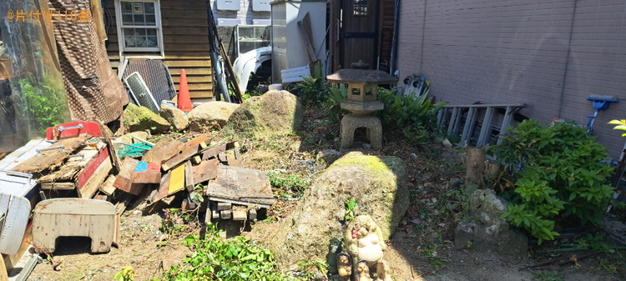 庭石、コンクリートの回収・処分ご依頼　お客様の声