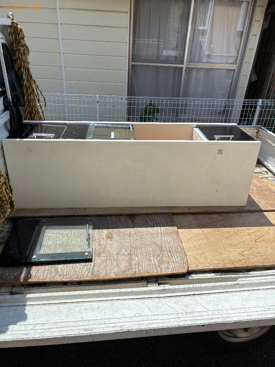【亀山市北町】テレビ台の回収・処分ご依頼　お客様の声